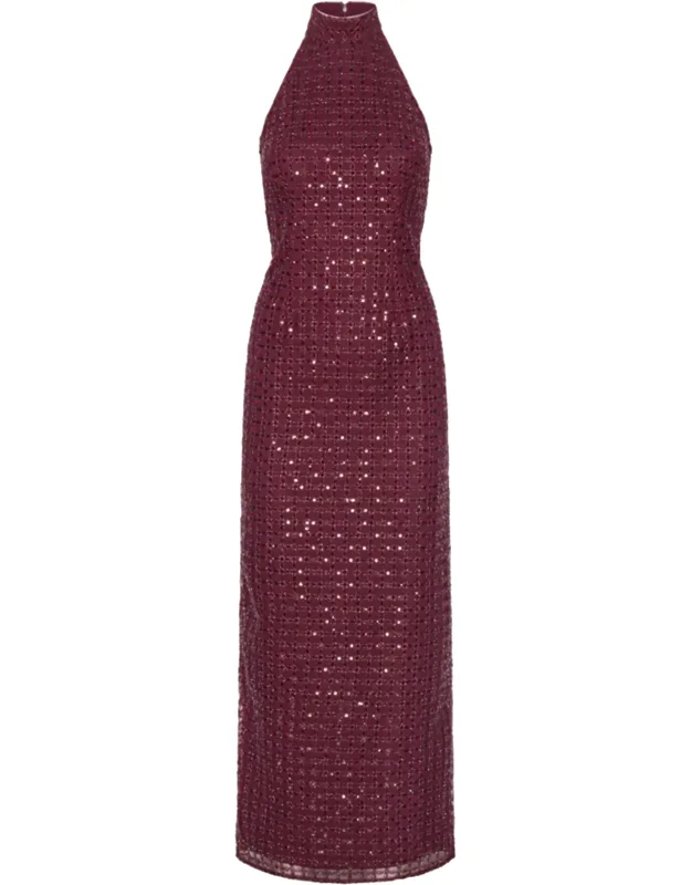 Intricate Beaded Maxi Dress