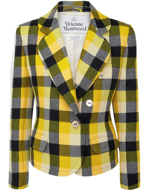 Checkered Blazer