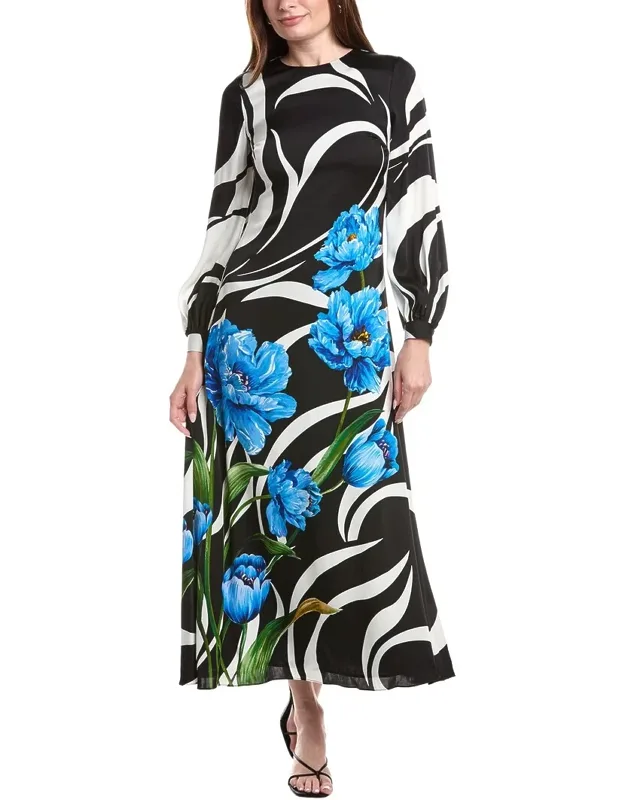 Silk-blend Maxi Dress
