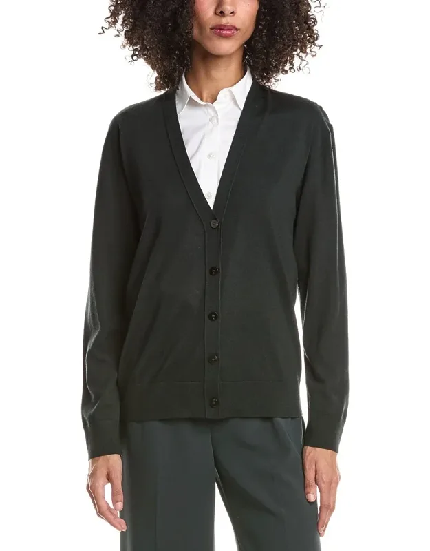 V-neck Wool Cardigan