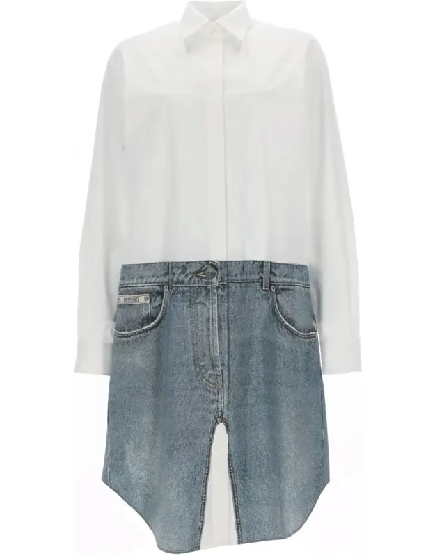 Shirt Denim Skirt Day Dress