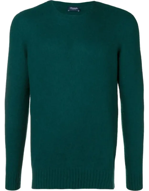 Crewneck Fuzzy Knit Sweater