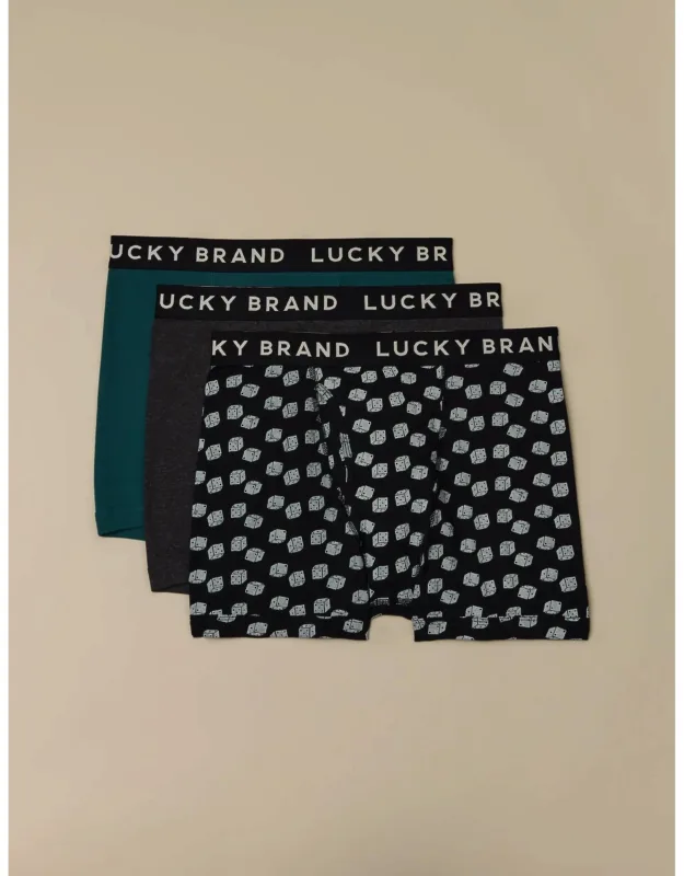 3 Pack Boxer Briefs Cotton