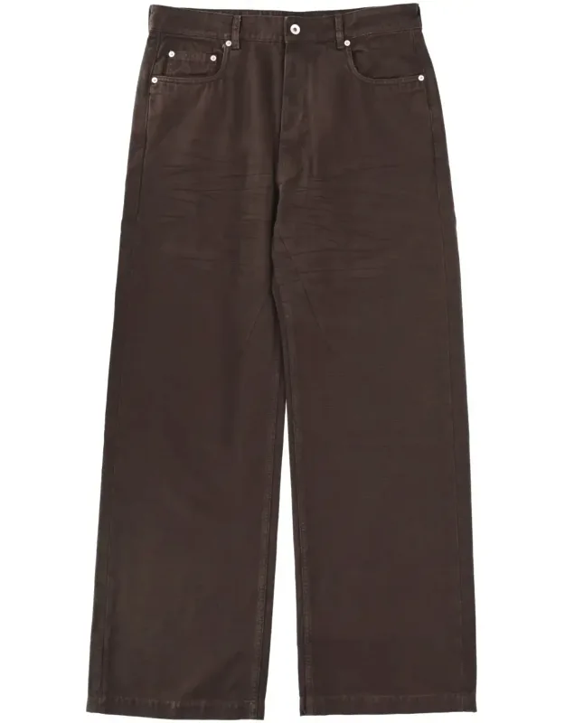 Wide-leg Cotton Jeans