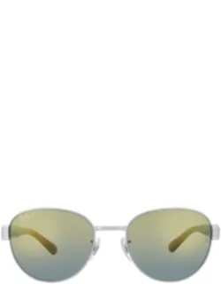 Gold Polarized Square Sunglasses