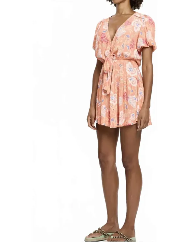 Rosa Tie Front Mini Dress