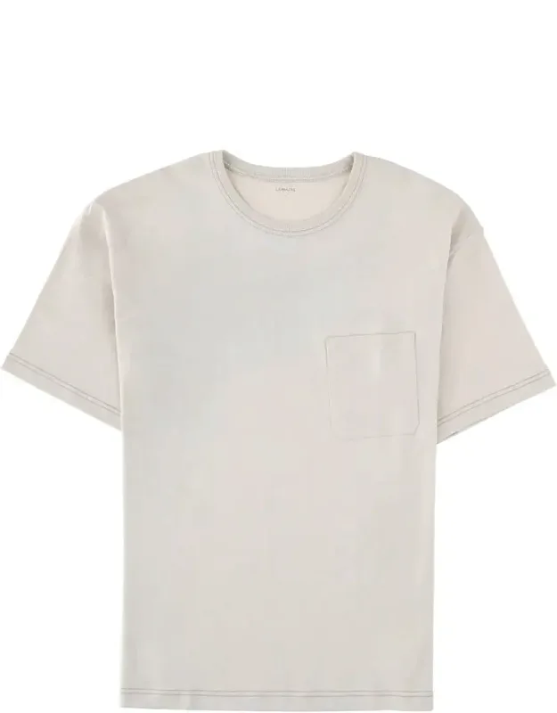 Crew Neck Cotton-linen Textured T-shirt