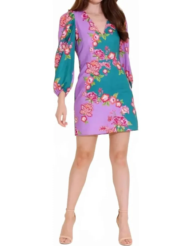 Bridgette Mini Dress - Short And Breezy Floral Pattern