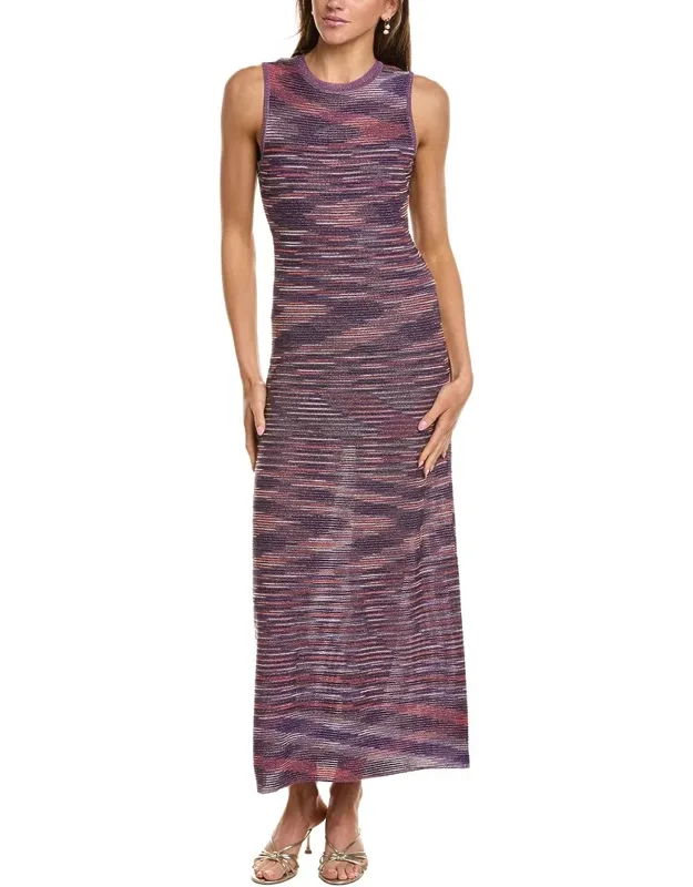 Wool-blend Midi Dress