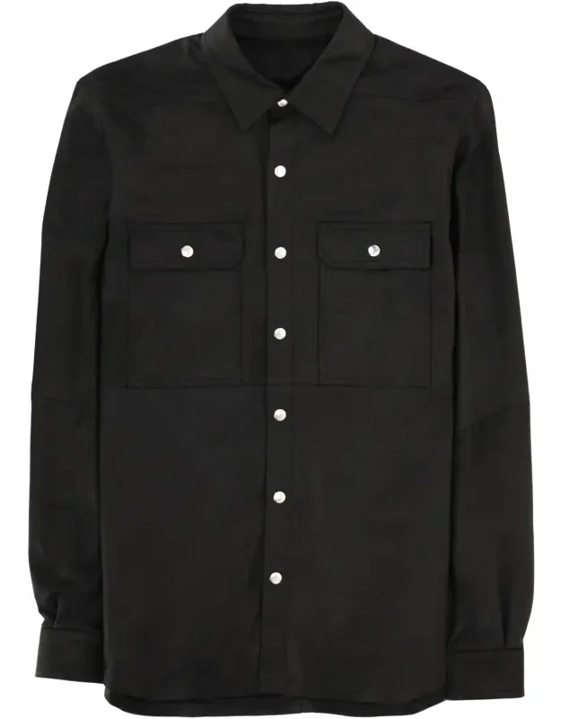 Leather Snap Jacket