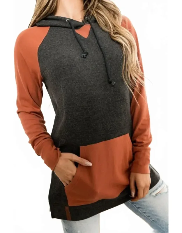Autumn Side Slit Hoodie