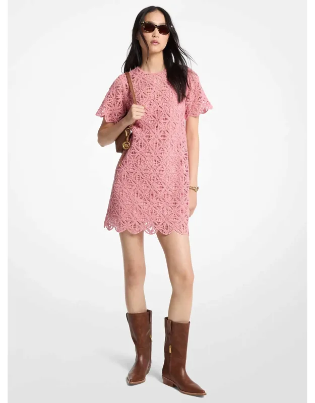 Crochet Cotton Mini Dress