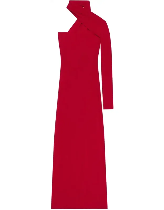 Draped One Shoulder Dress