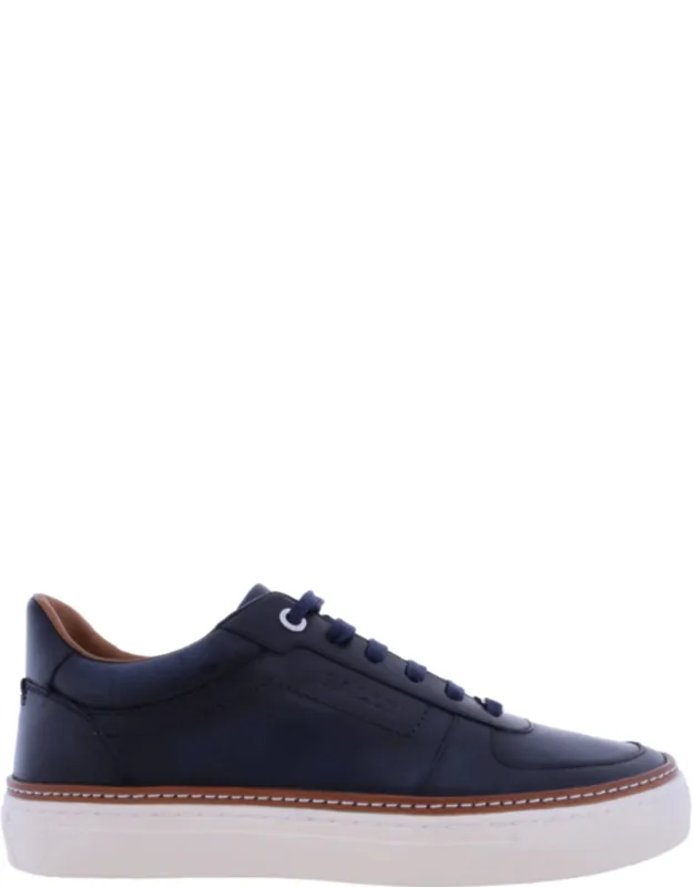 Hens Brushed Leather Low-top Sneakers