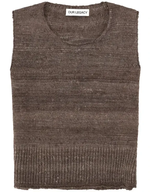 Silk Textured Knit Tank Top