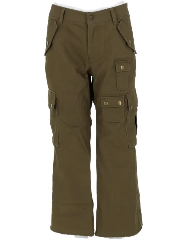 Straight Cut Cargo Pants