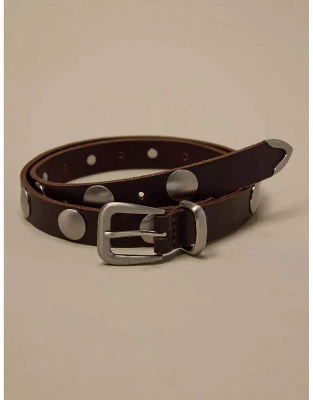 Leather Belt With Over