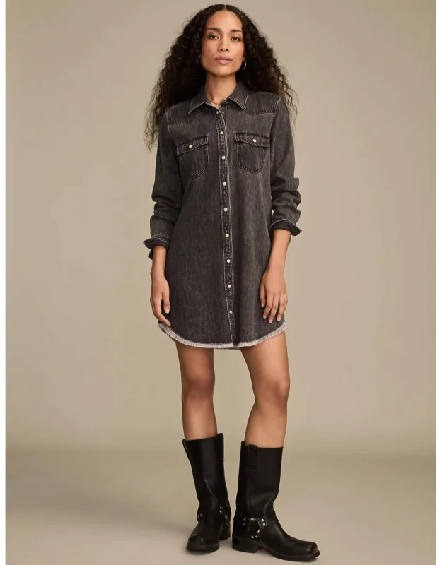 Denim Shirt Dress