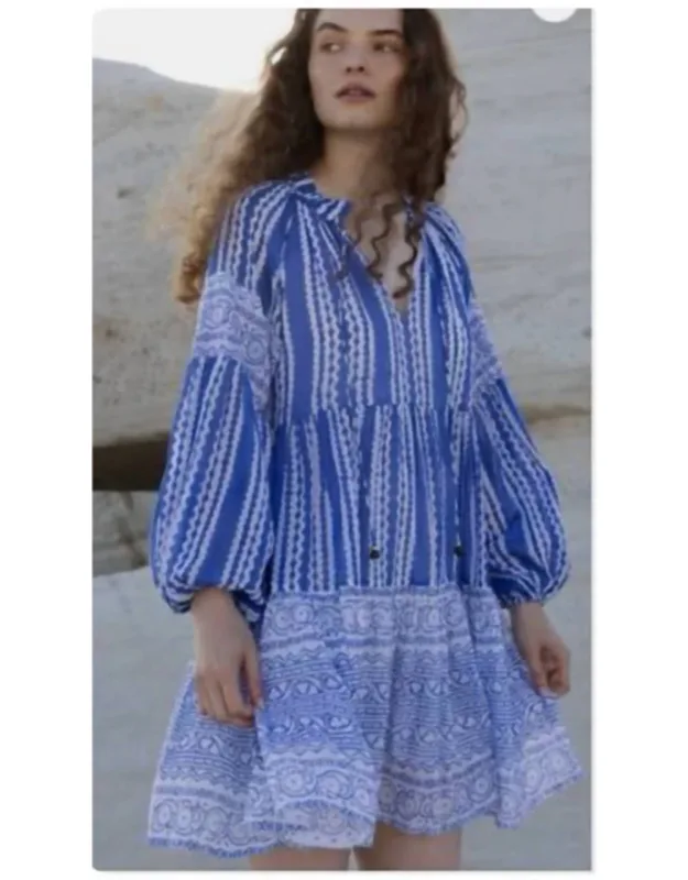 Balloon Sleeve Short Dress