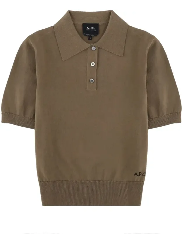 Embroidered Logo Cotton Polo Shirt