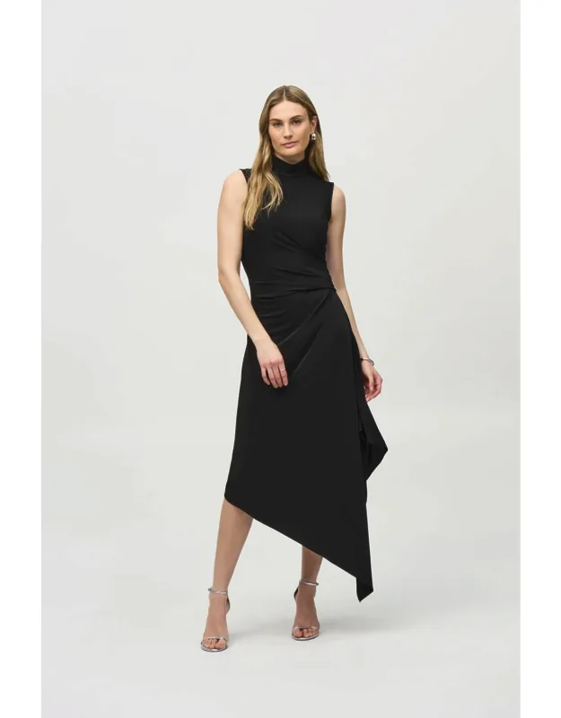 Fit And Flare Asymmetrical Hem Dress