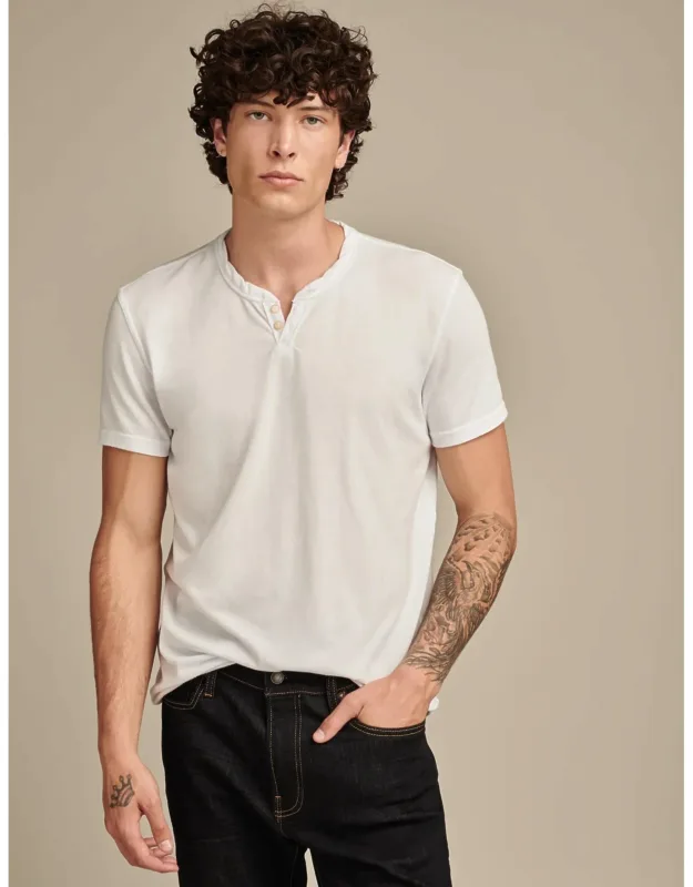 Venice Burnout Notch Neck Tee