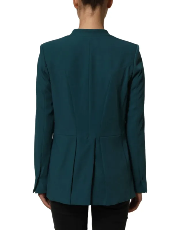 Polyester Overcoat Blazer Jacket (pre-owned)