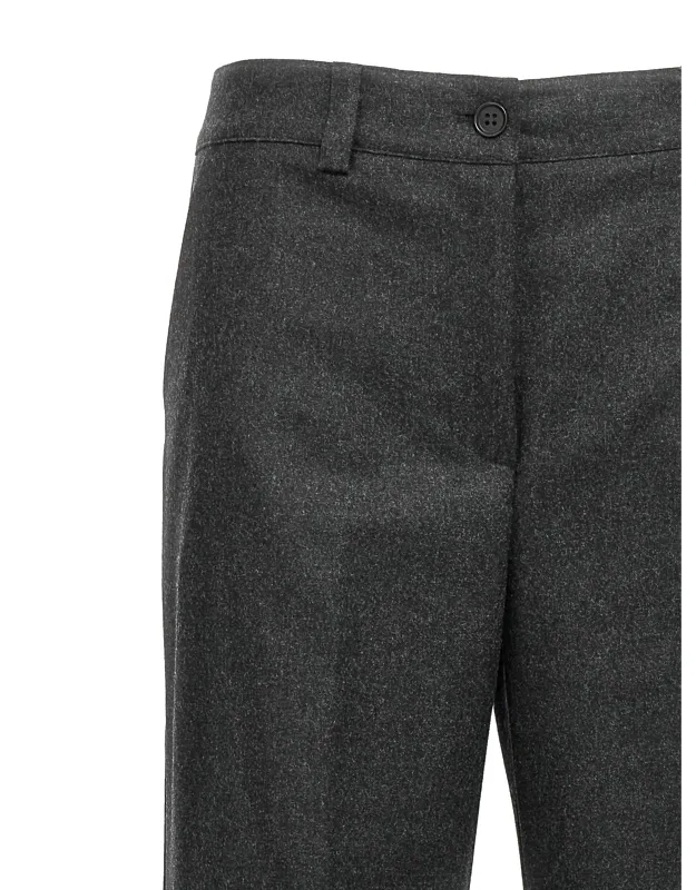 Virgin Wool Cargo Pants
