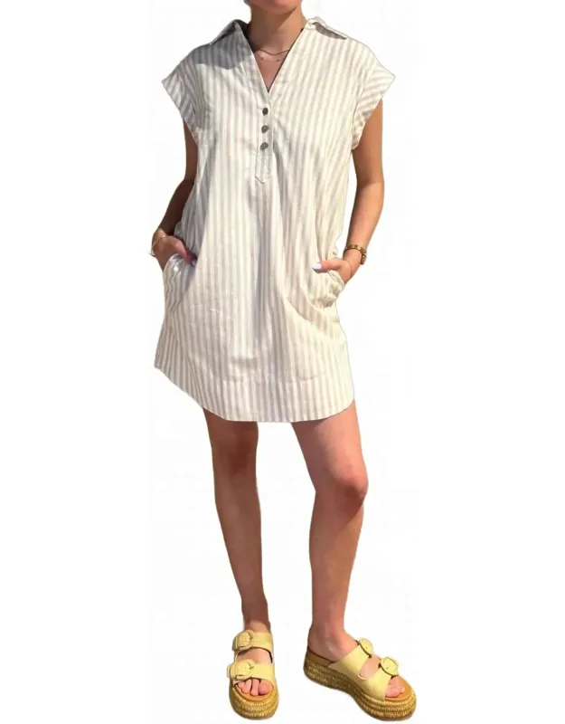 Stripe Mini Dress
