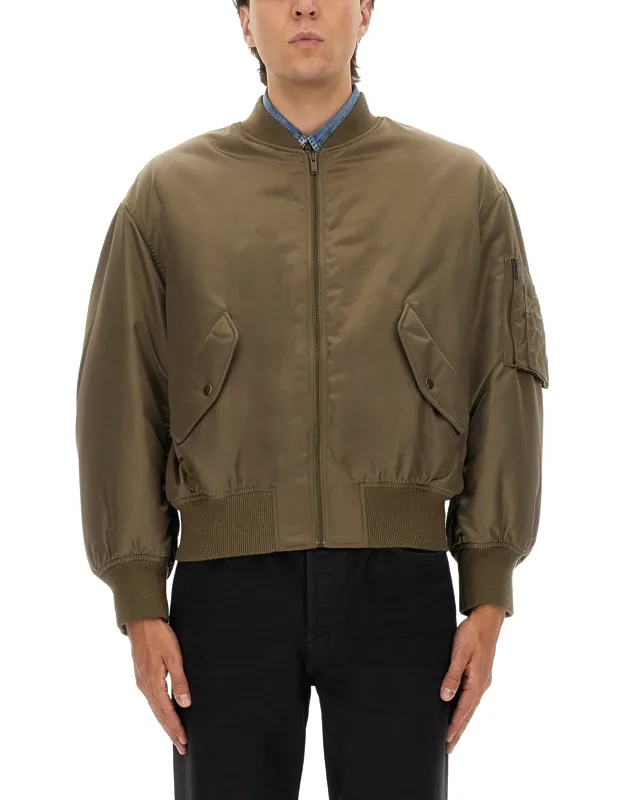 Water-repellent Bomber Jacket