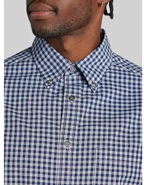 Classic Fit Check Button Up Shirt