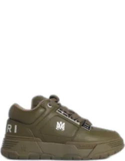 Metallic Ma-1 Leather Sneakers