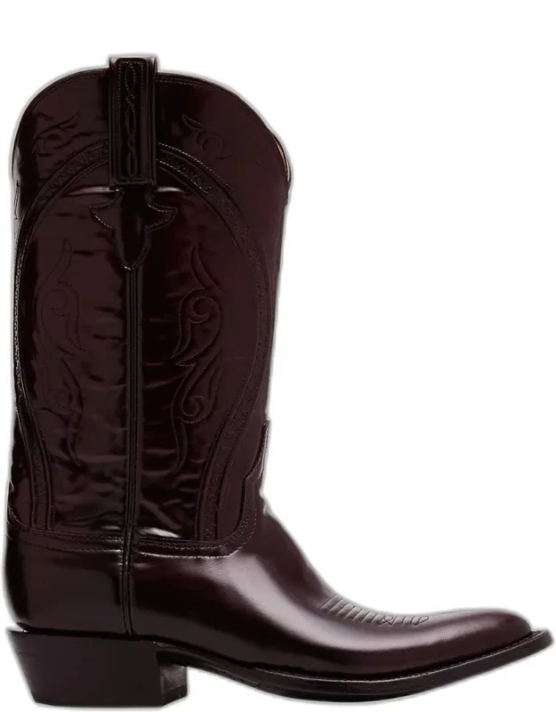 Gavin Santini Goat Leather Cowboy Boots