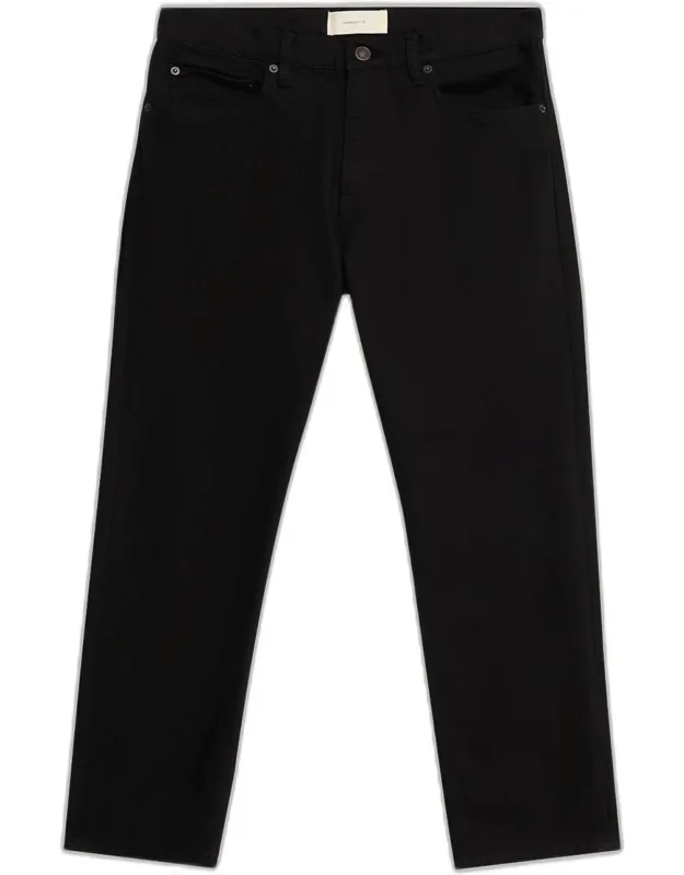 Tapered-leg Denim Jeans