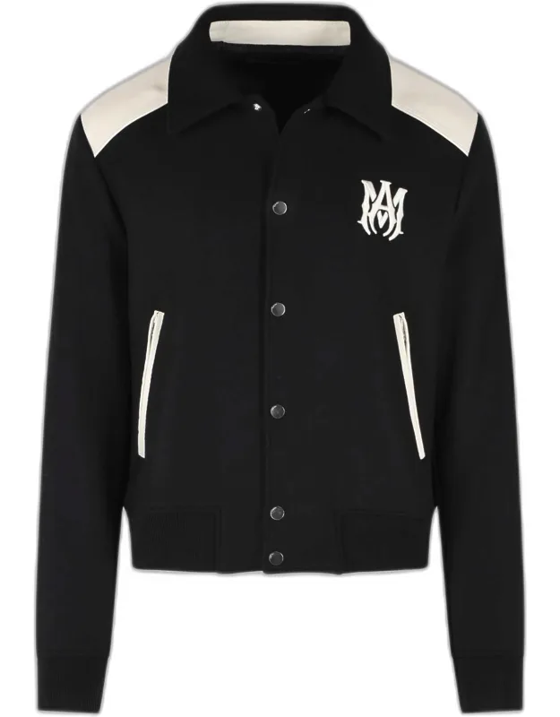 'ma Band' Virgin Wool Blend Jacket