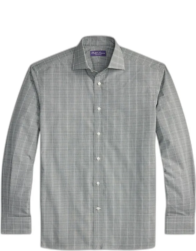 Glen Plaid Twill Classic-fit Shirt