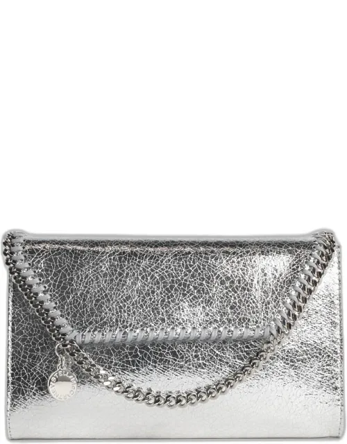 Falabella Silver Vegan Leather Wallet Bag