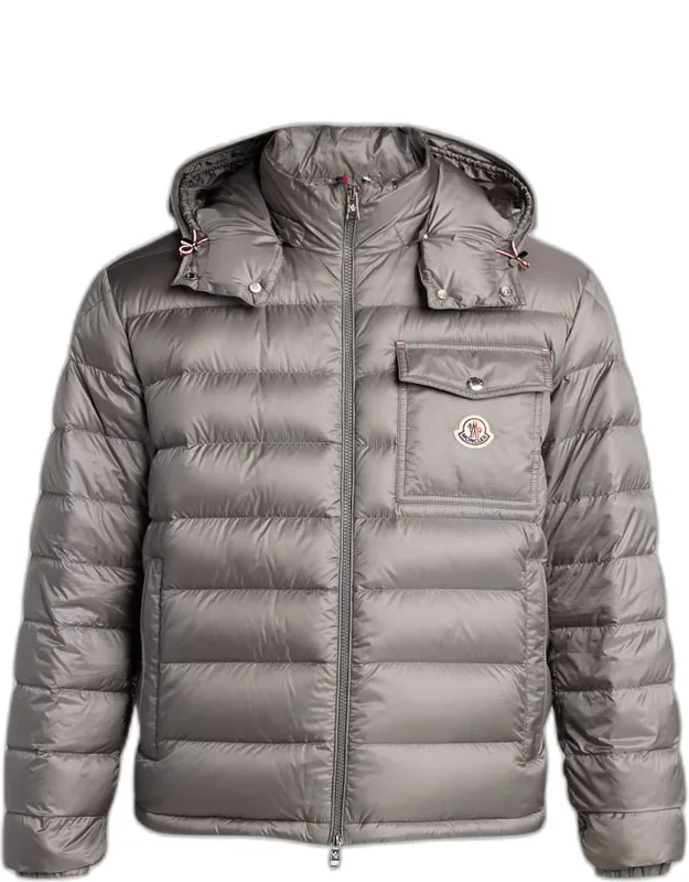 Hood Logo Puffer Jacket