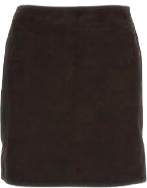 Suede Mini Skirt
