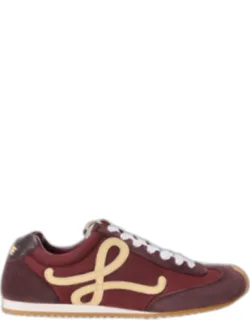 Ballet Runner Mixed Leather Sneakers