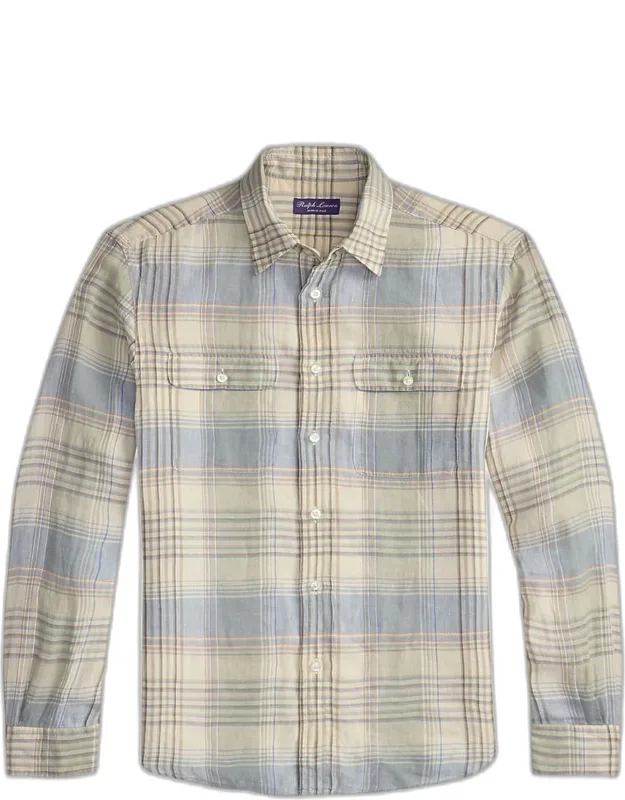Plaid Linen Shirt