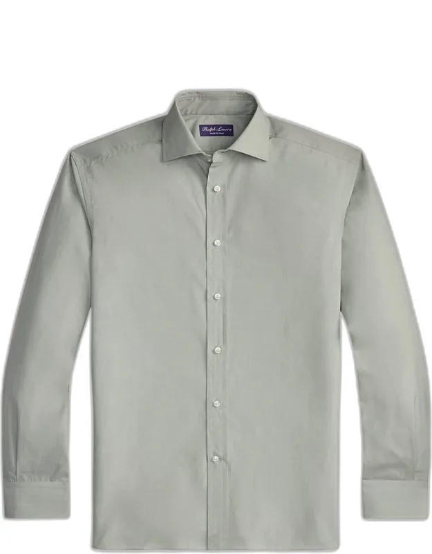 Cotton End-on-end Dress Shirt