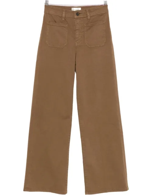 Le Slim Patch-pocket Wide-leg Jeans
