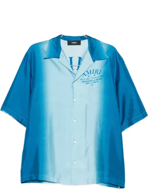 Buttoned Logo-print Shirt