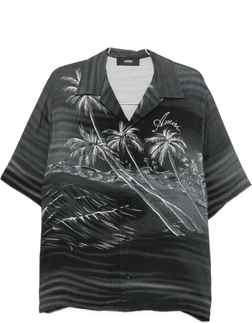 Palm Tree-print Shirt