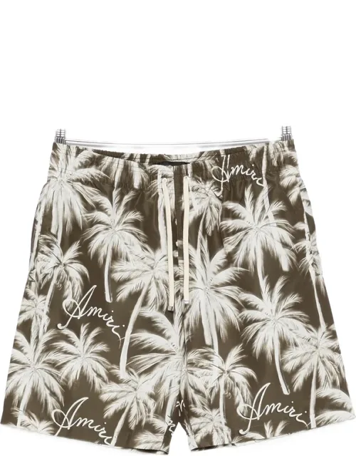 Palm-print Swim Shorts
