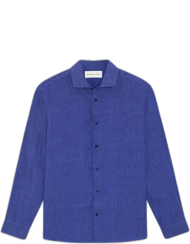 Anton Linen Button-down Shirt