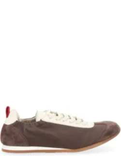 Suede Panel Sneakers