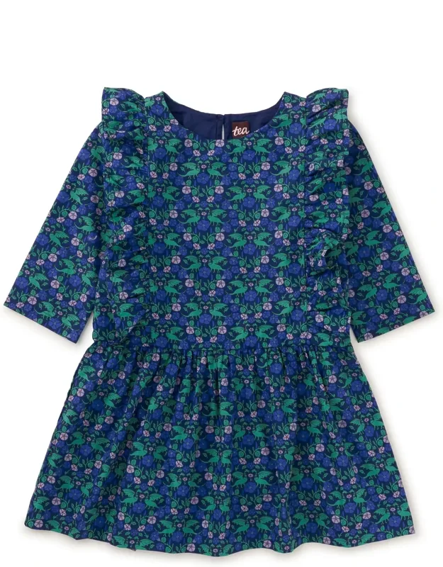 Ruffle Sleeve Dress