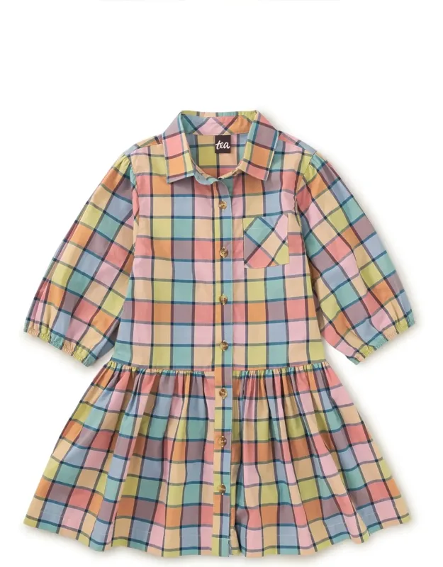 Blouson Sleeve Dress